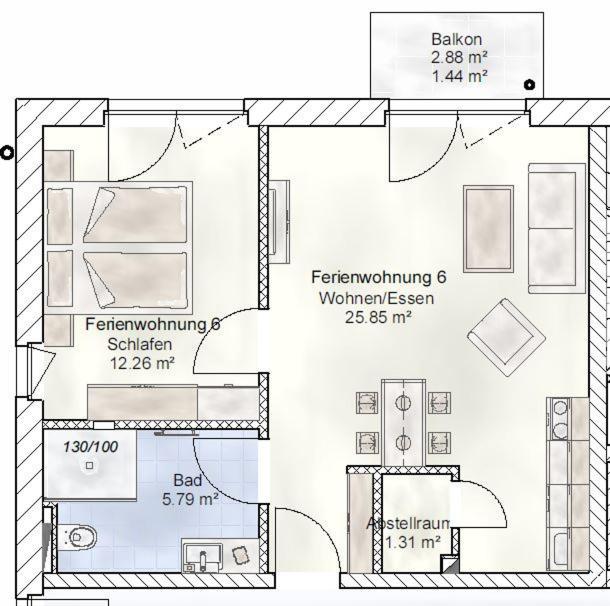 Sporthotel Neuruppin - Apartmenthaus Mit Ferienwohnungen Экстерьер фото